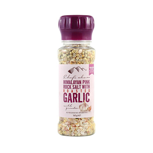 Chef Choice Pink Salt With Roasted Garlic Grinder