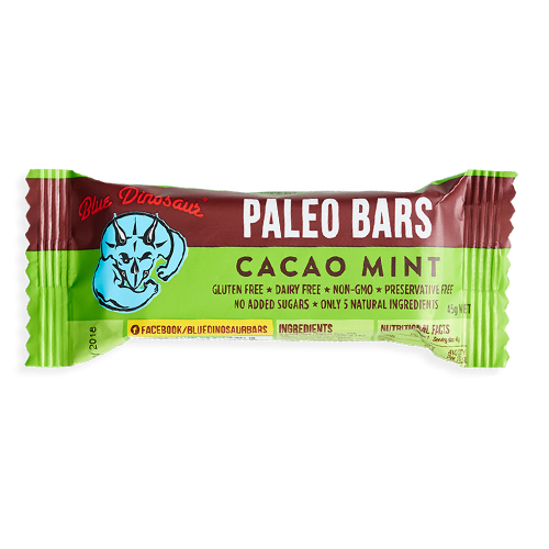 Paleo bars cacao mint