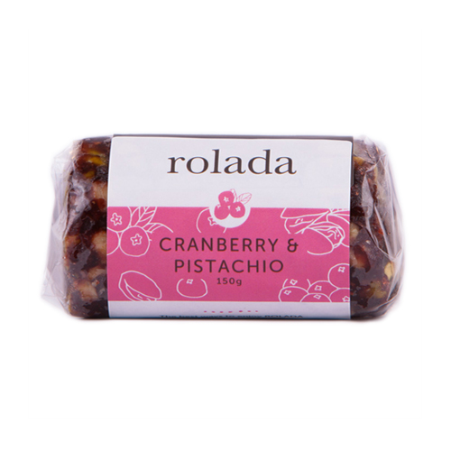 rolada cranberry & pistachio