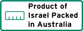 Product of Israel packed in Australia