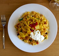 spiced-chicken-cous-cous-with-almonds-spinach