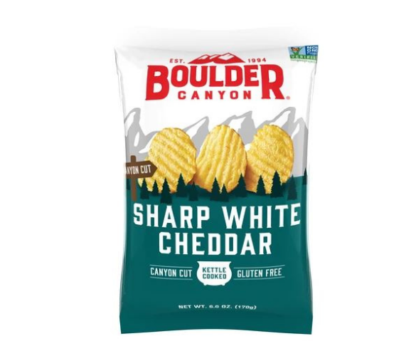 Kettle Chips - Sharp white cheddar