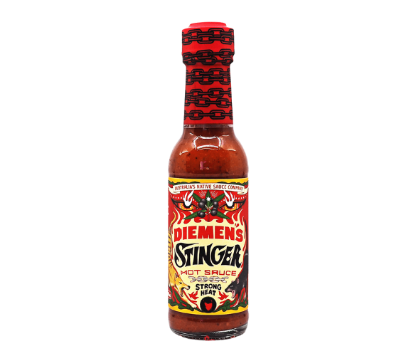 Diemen's Stinger hot sauce strong heat