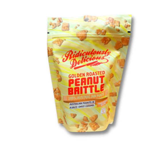 Golden Roasted Peanut Brittle