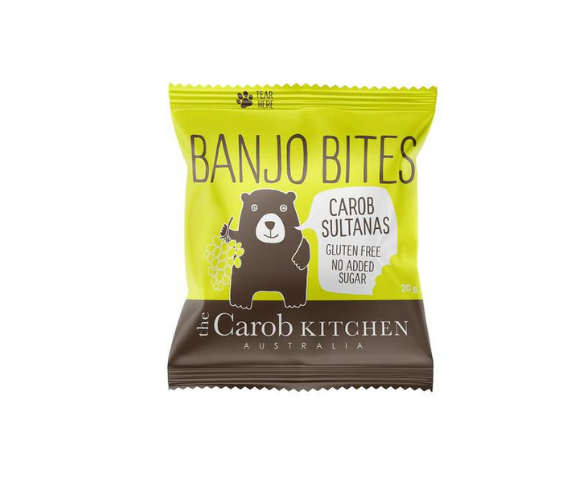 Banjo bites carob sultanas