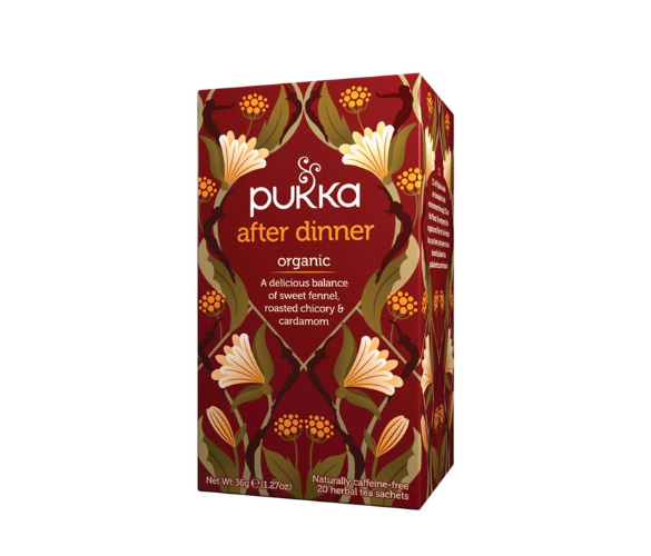 pukka tea after dinner