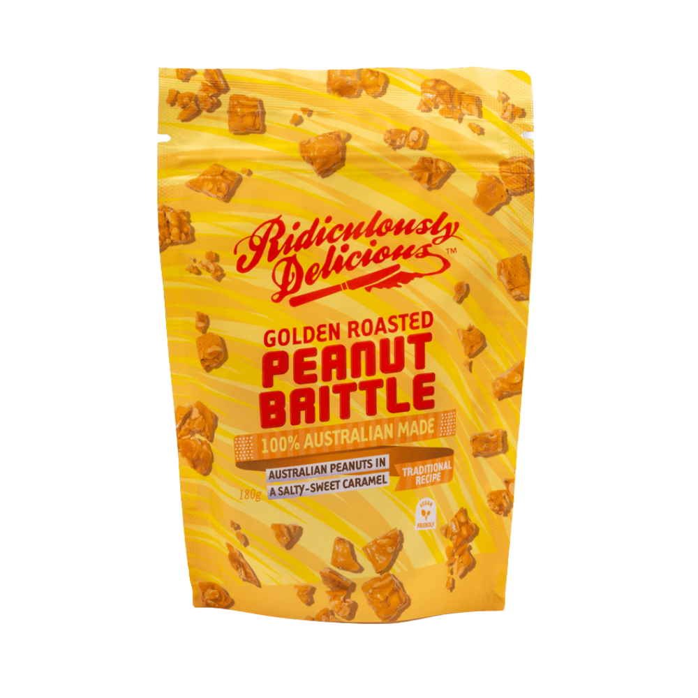 Golden Roasted Peanut Brittle