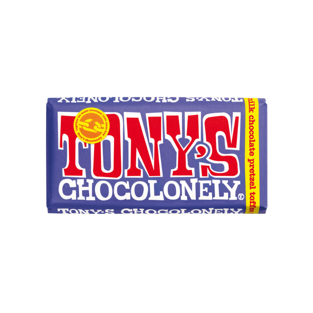 Tony's Pretzel Toffee Dark Milk Chocolate