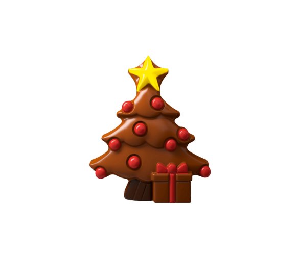 Chocolate Christmas tree milk Chocolate Christmas tree