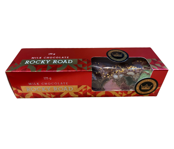 Christmas Milk chocolate rocky road