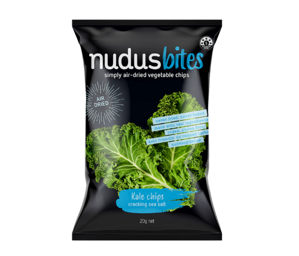 Kale chips Nudus