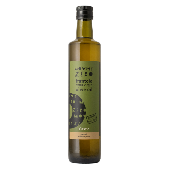 Mount zero's Frantoio extra virgin olive oil