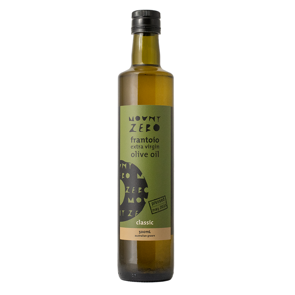 Mount zero's Frantoio extra virgin olive oil