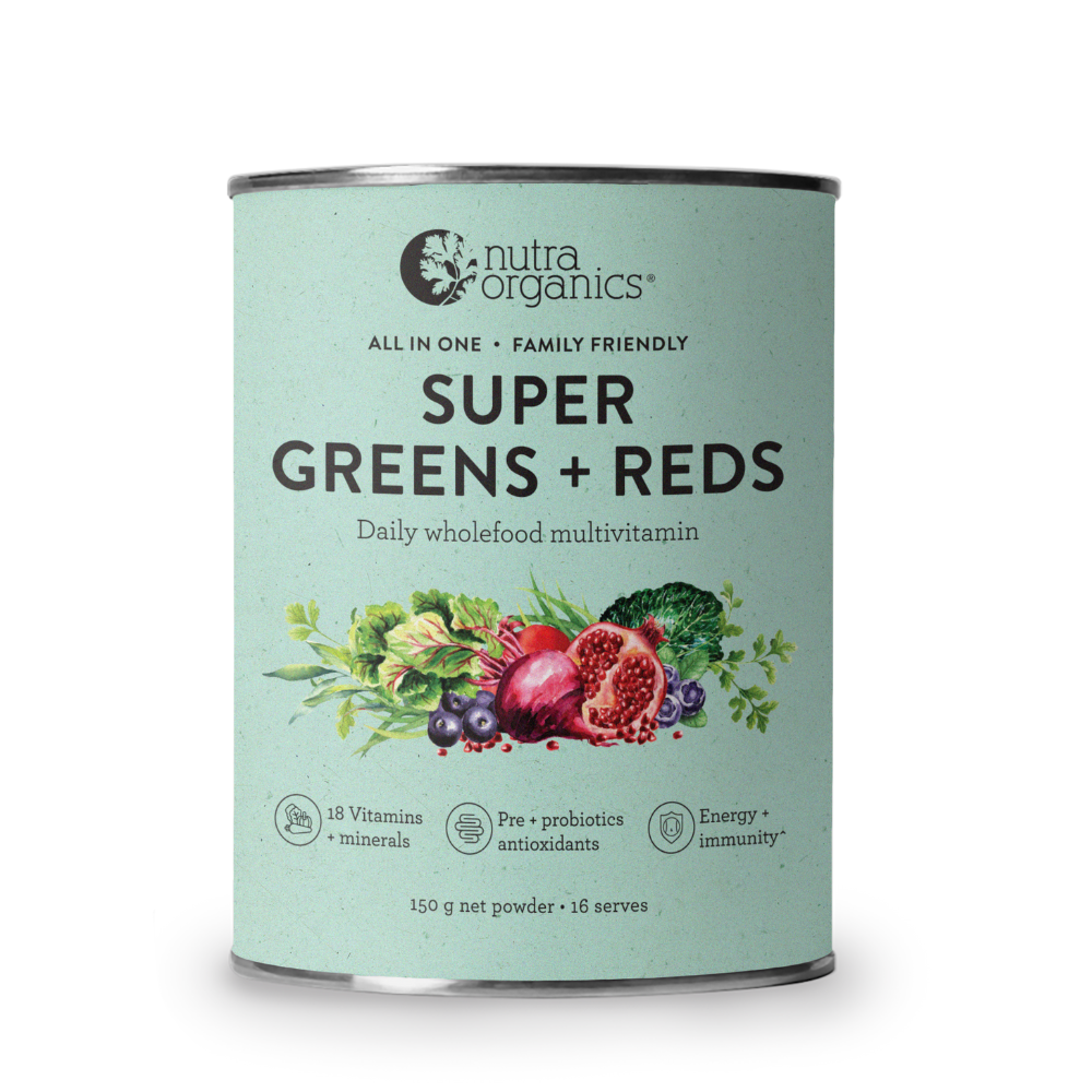 Nutra Organics Super greens + reds