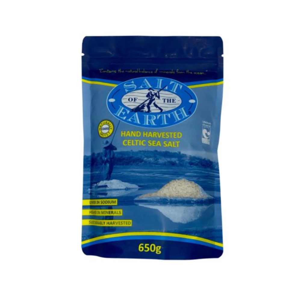 hand hasrvested fine celtic sea salt stone ground