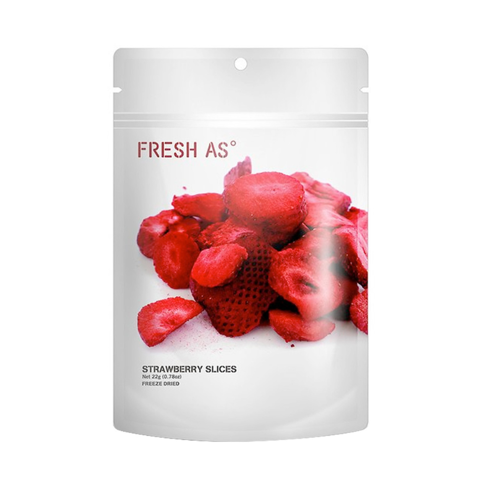 Freeze dried strawberry slices