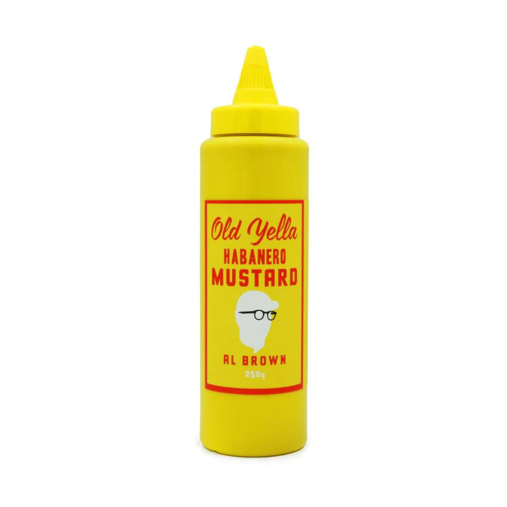 old yella habanero mustard