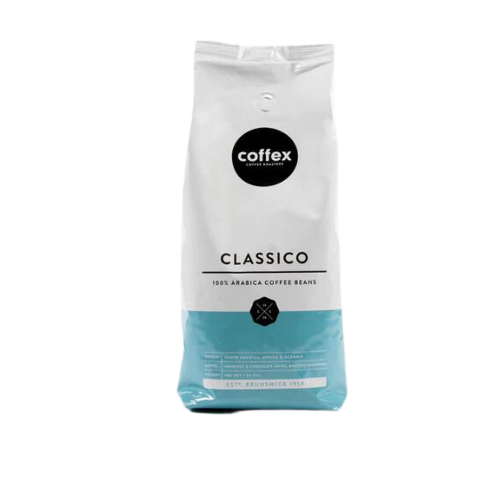 Coffex - Classico beans Coffex Classico beans. A 1Kg bag with coffe beans
