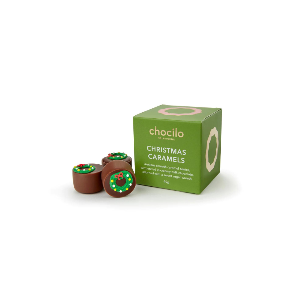 Christmas caramels White background image with a Christmas caramels
