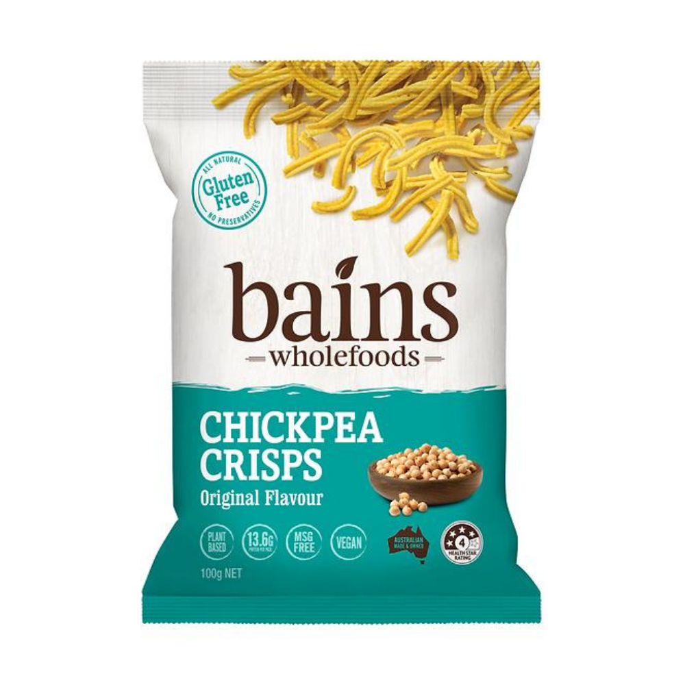 Bains Wholefoods - Chickpea crisps original flavour