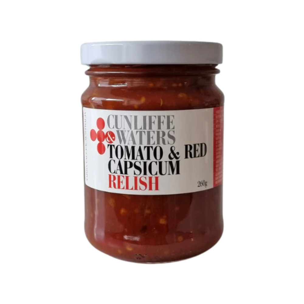 cunliffe tomato red capsicum relish TOMATO & CAPSICUM RELISH