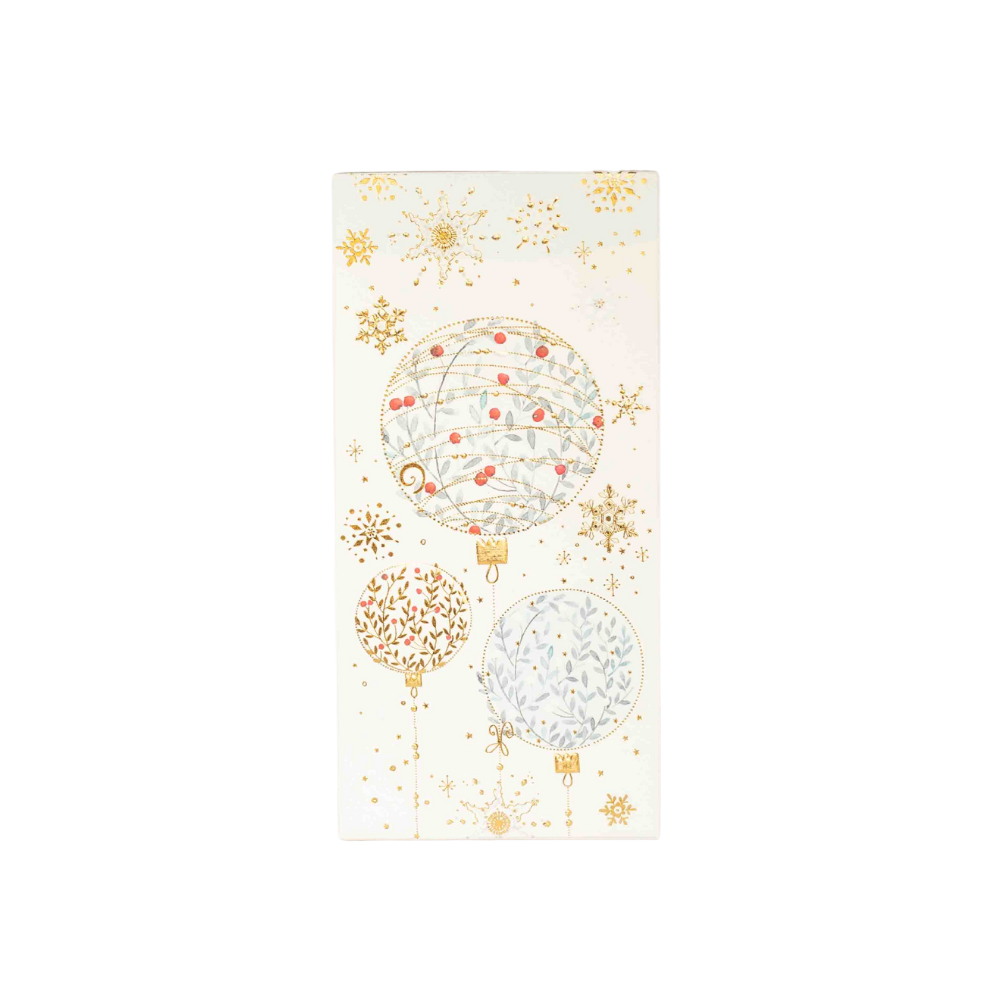 Milk chocolate Christmas bar A white background image with a Milk chocolate Christmas bar from Fantastick.