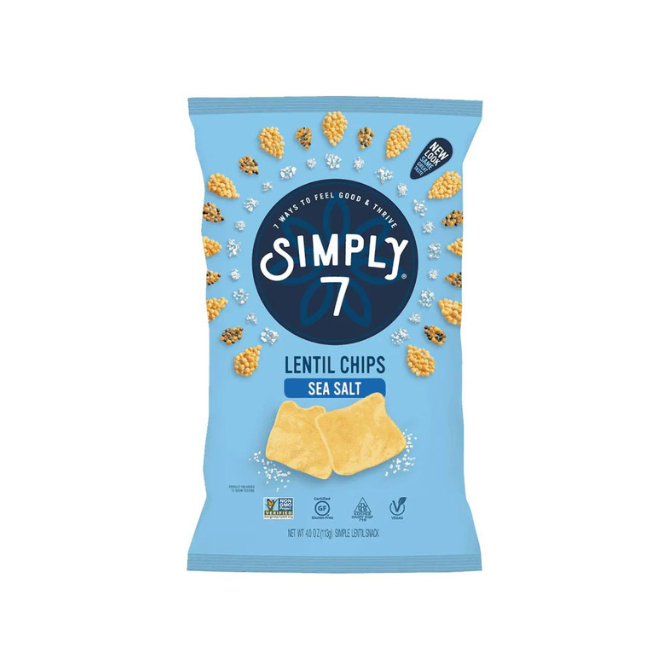 Simply 7 Sea Salt Lentil Chips