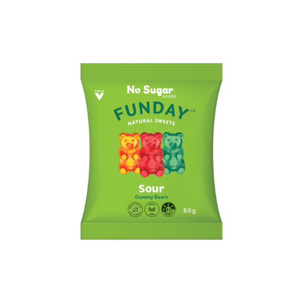 Natural Sour Gummy Bears
