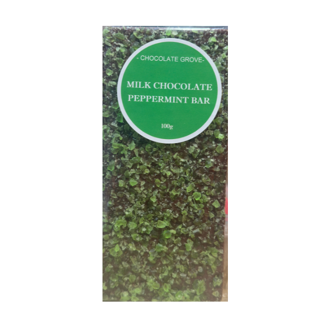 Chocolate Grove Milk chocolate peppermint bar
