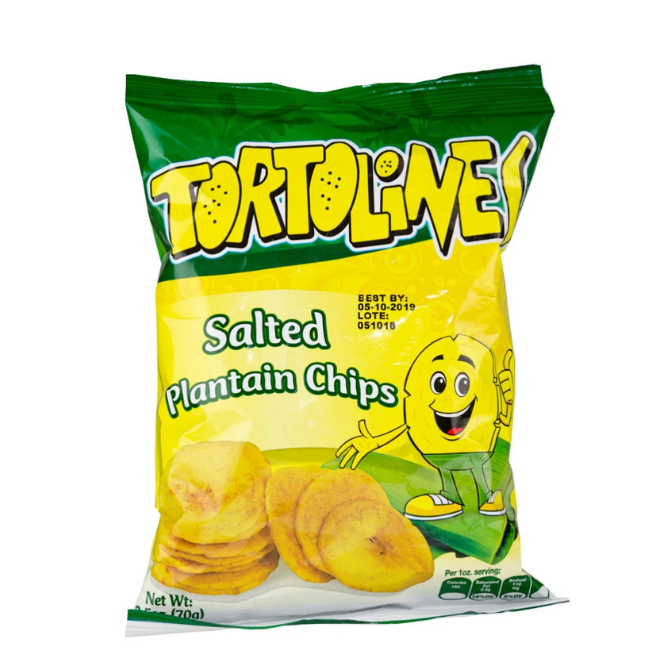 Tortolines Salted plantain chips