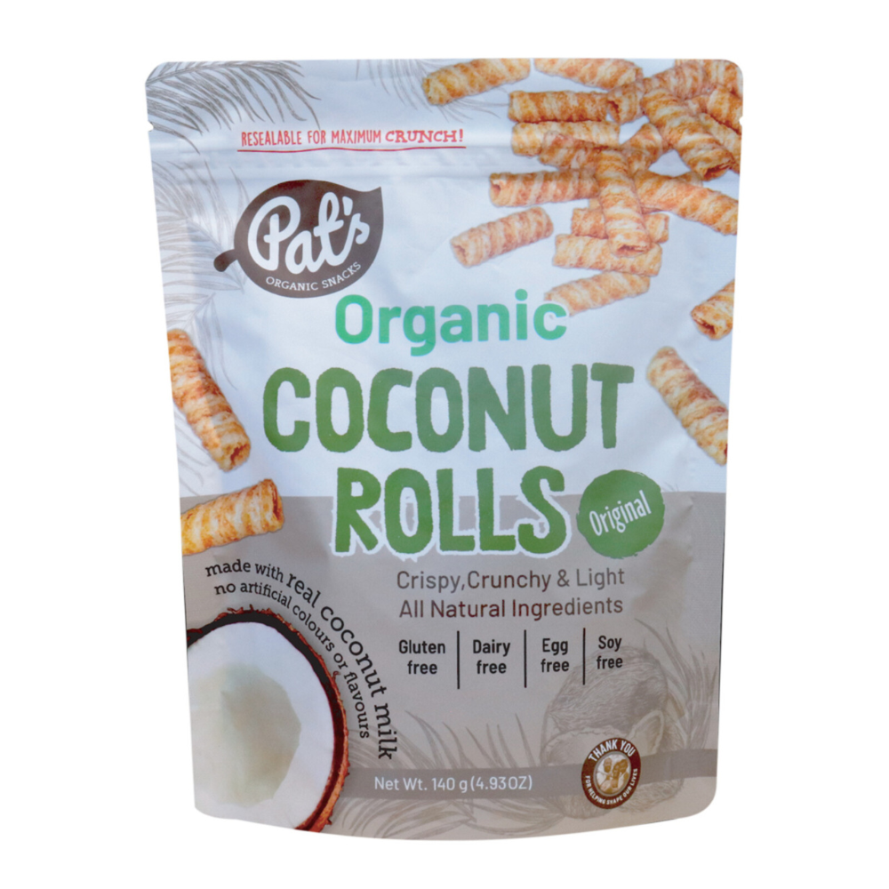 Pat's organic coconut rolls