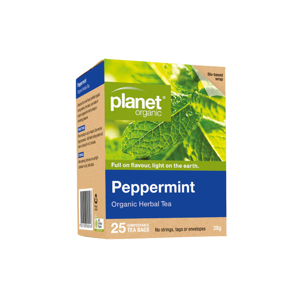 Planet Organic peppermint tea