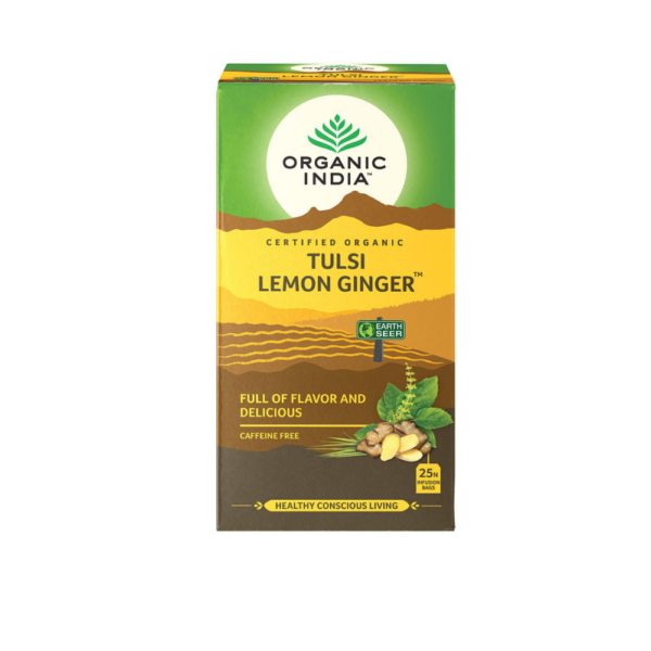 Organic india tulsi lemon ginger tea