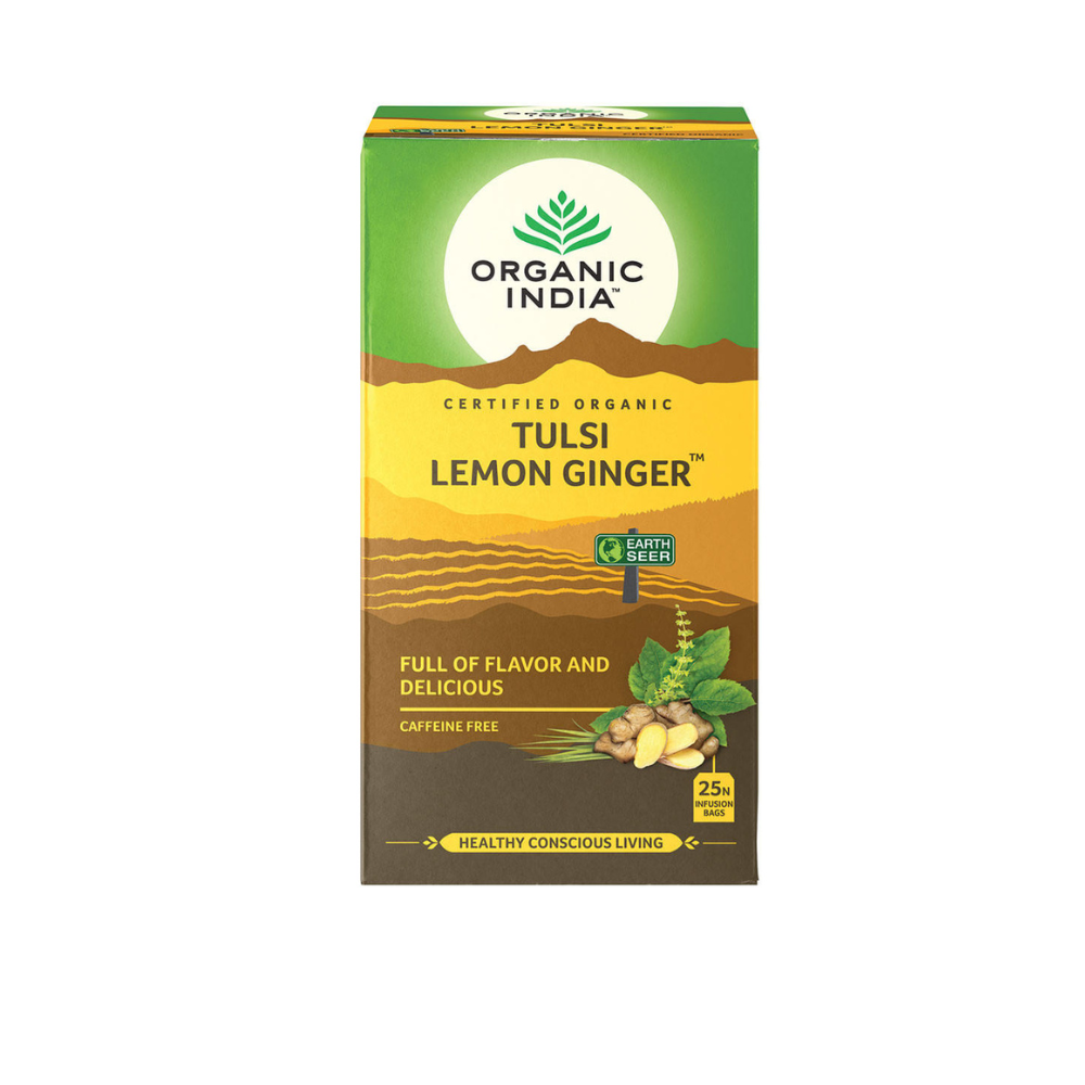 Organic india tulsi lemon ginger tea