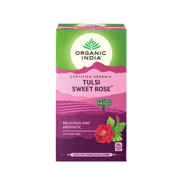 Organic india tulsi sweet rose