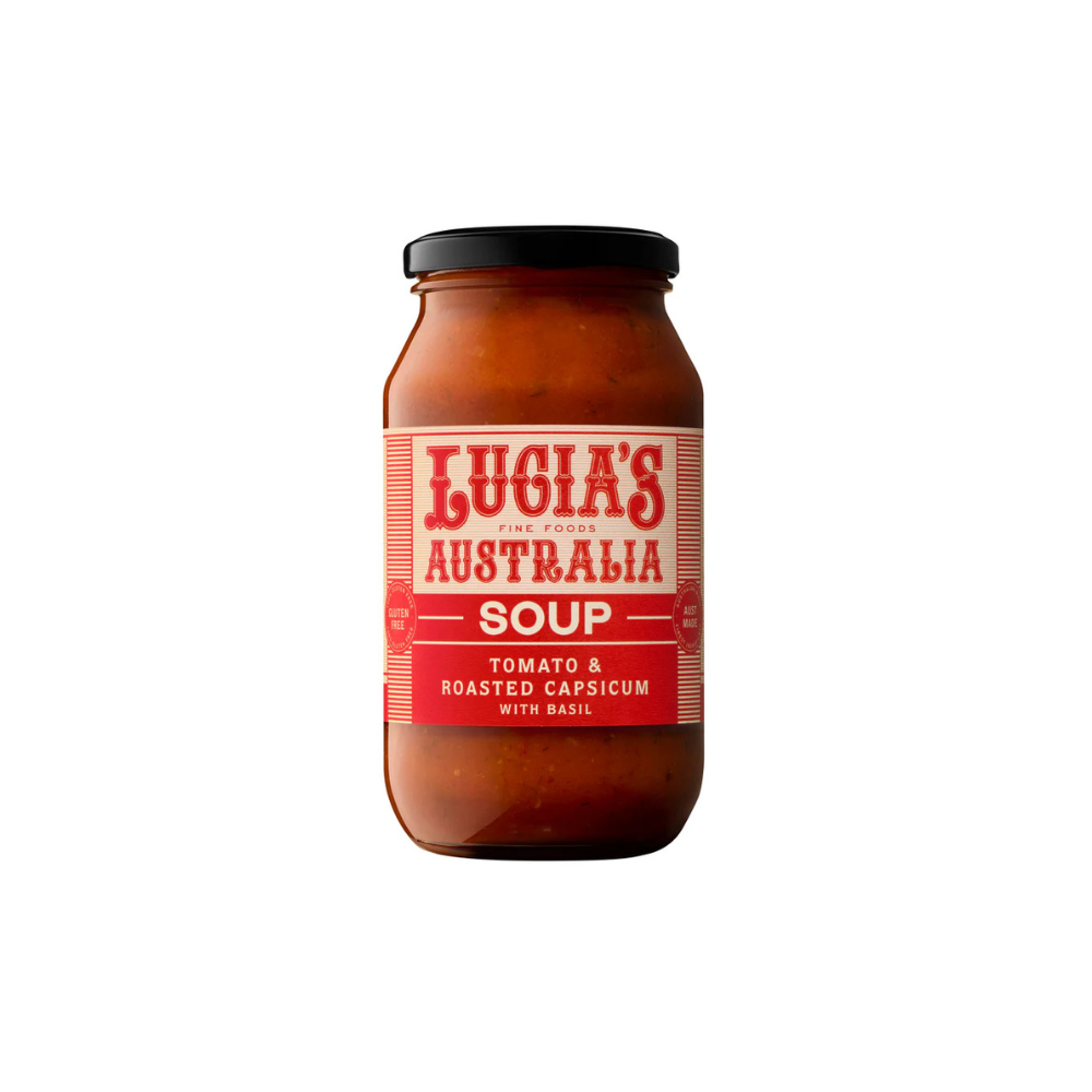 Lucia's tomato & roasted capsicum soup