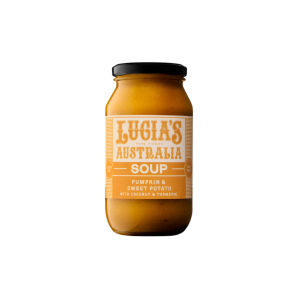 Lucia's pumpkin & sweet potato soup