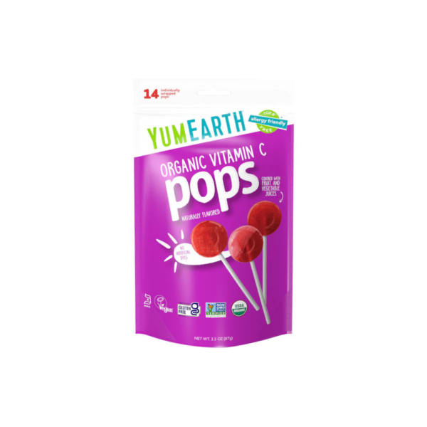 Yumearth organic Vit C lollipops