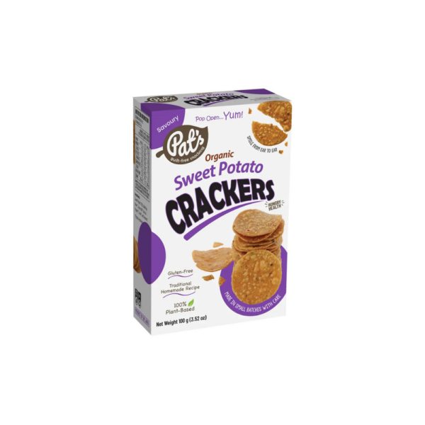 organic sweet potato crackers