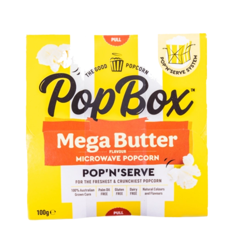 Popbox mega butter microwave popcorn
