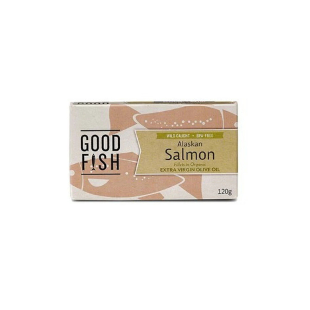 Good Fish Alaskan salmon in extra virgin olive oil