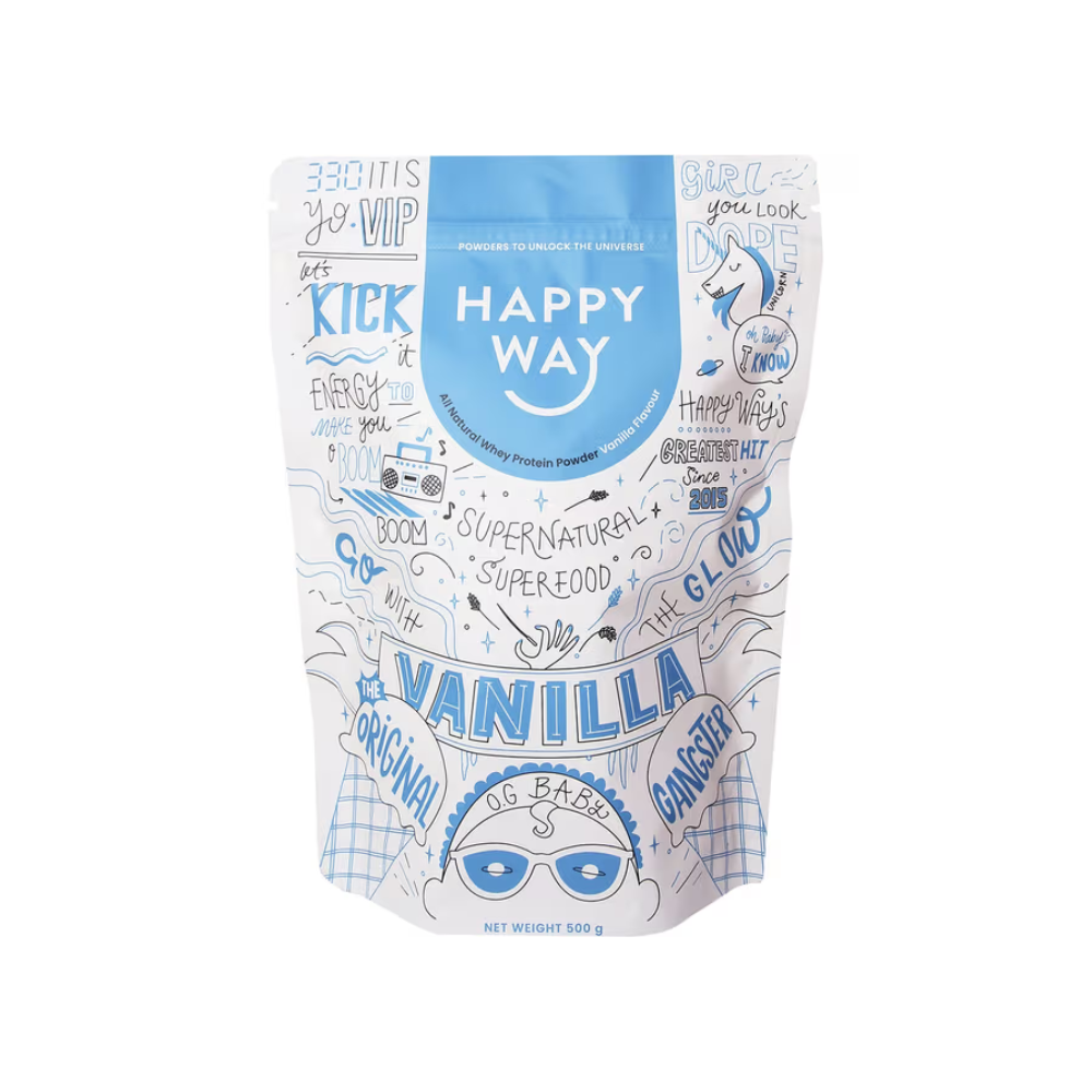 Happy way vanilla whey protein