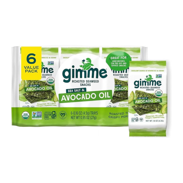 Avocado oil roasted seaweed multipack