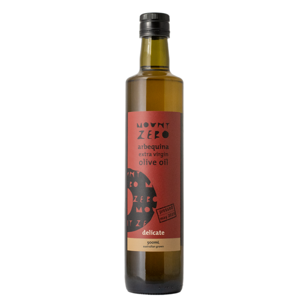 Mount zero's arbequina extra virgin olive oil
