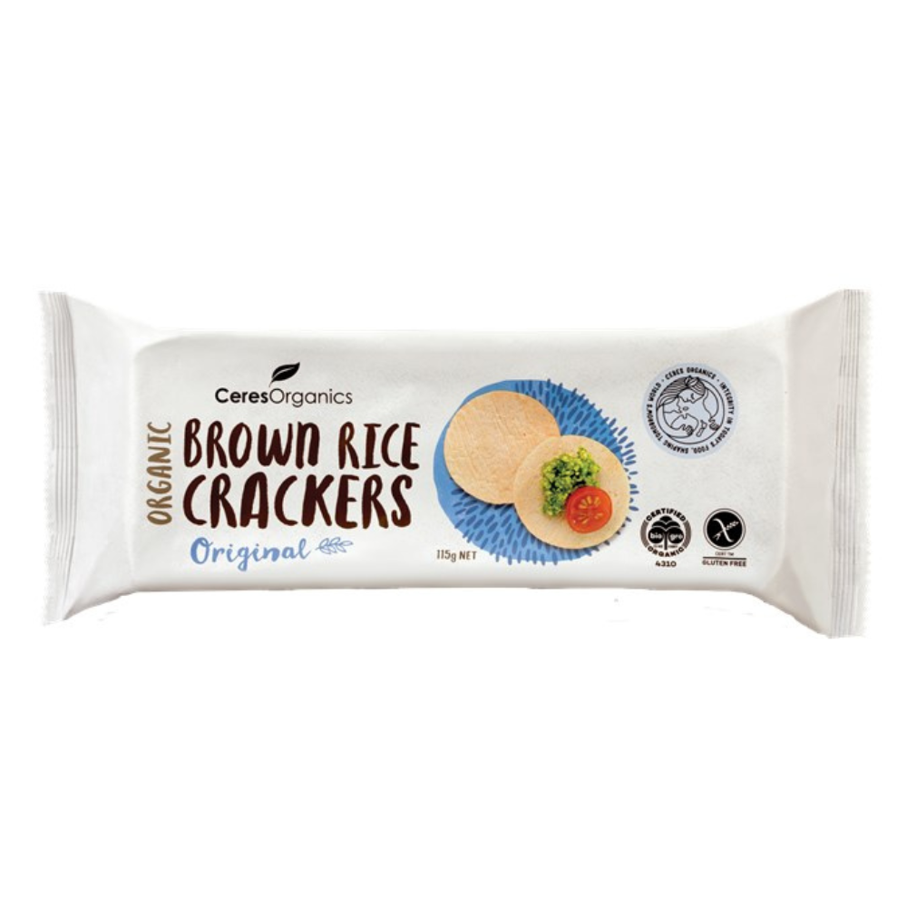 Brown rice crackers original