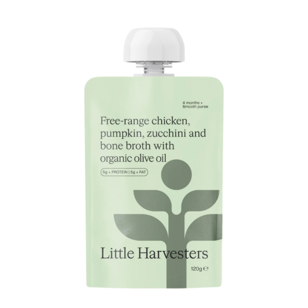 Little Harvester's free range chicken & pumpkin pouch