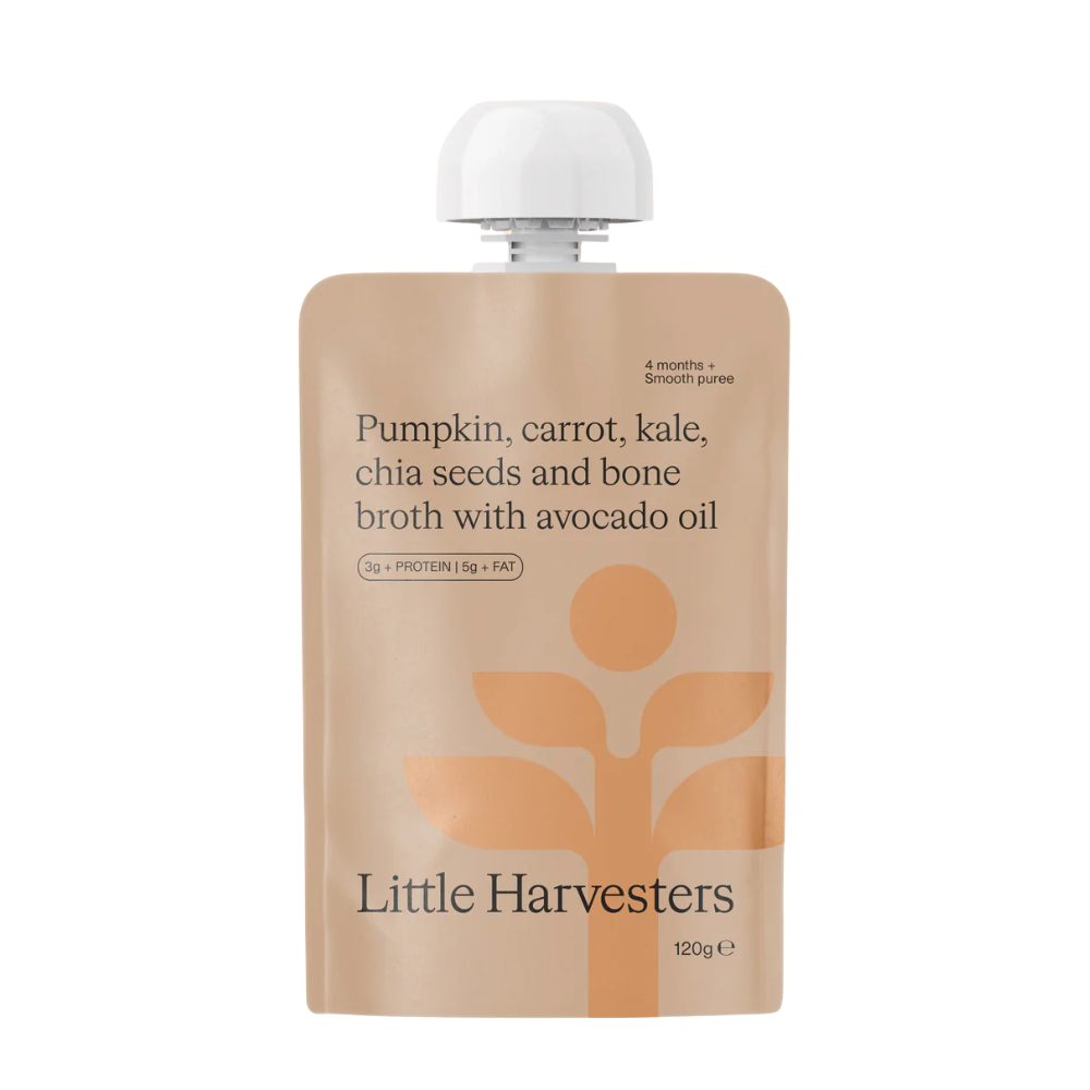 Little Harvesters Pumpkin, carrot & avocado oil pouch