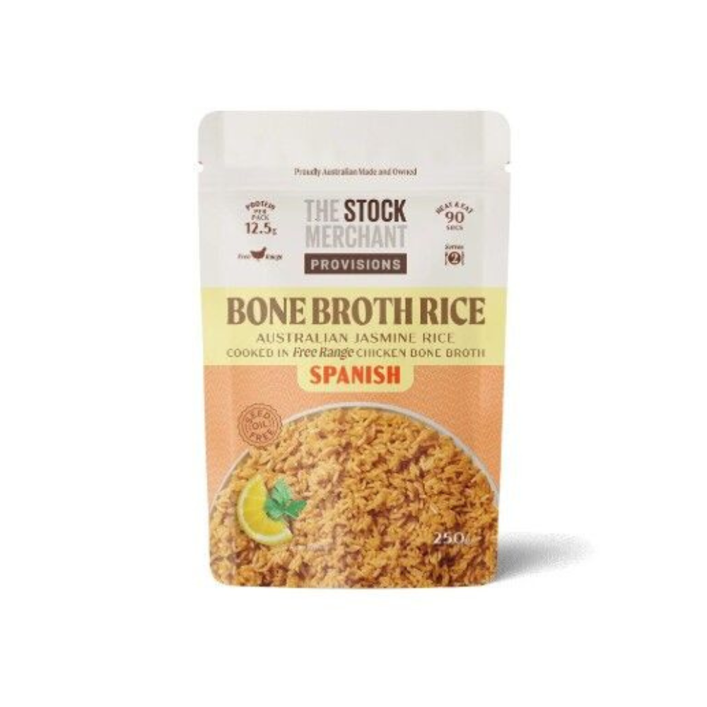 The stock merchant's spanish bone broth rice