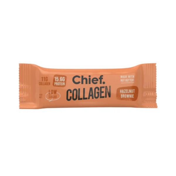 Chief collagen hazelnut brownie bar