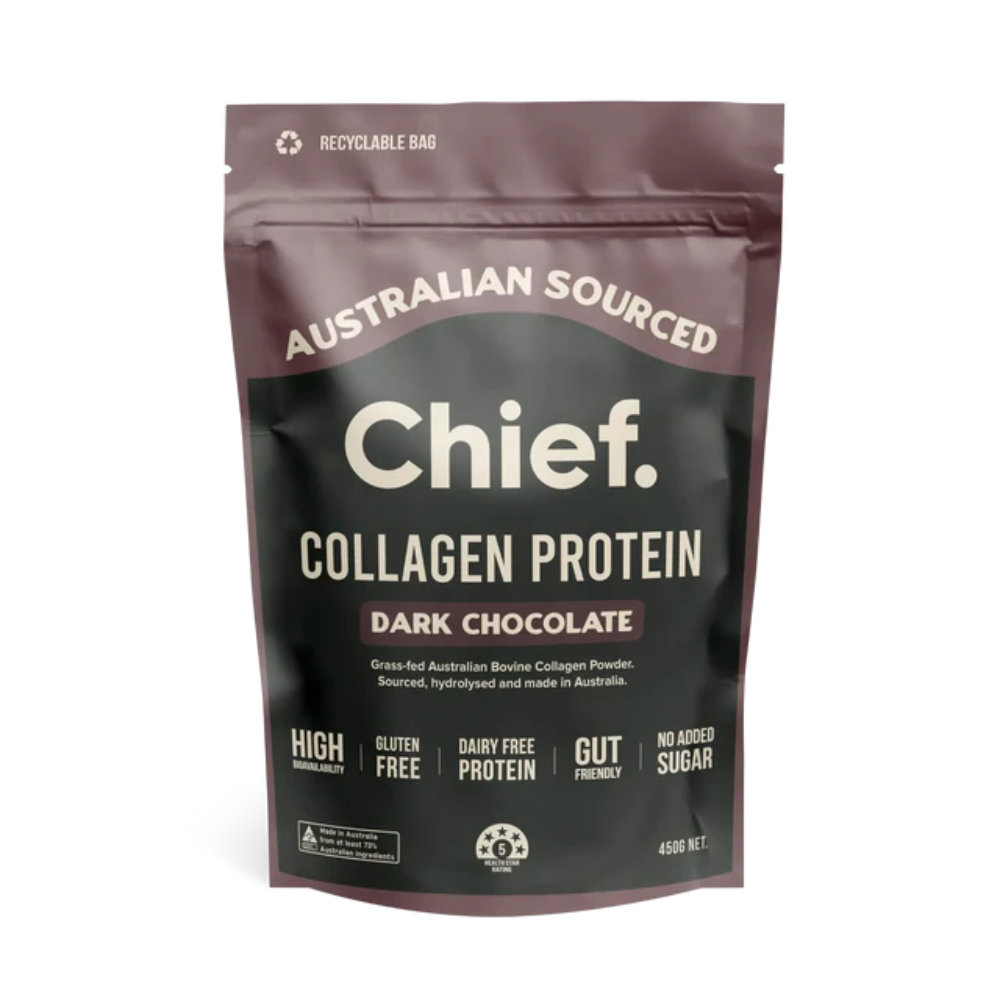 Chief collagen dark chocolate protein
